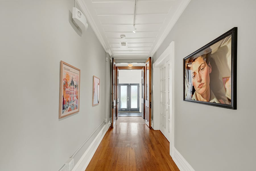 Walking into the space, you'll feel like you are walking into an art gallery in NYC.