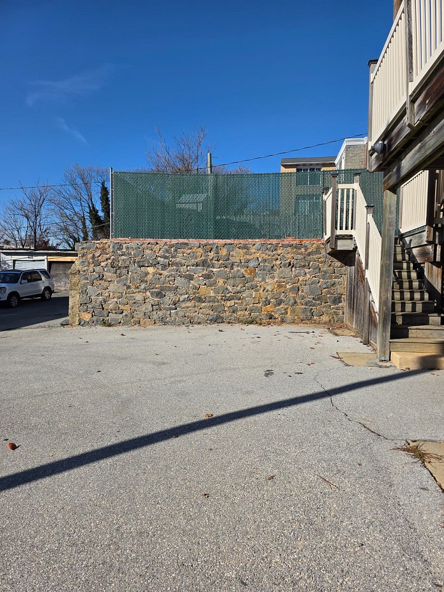 Two spaces off-street parking lot with direct rear entrance into the apartment