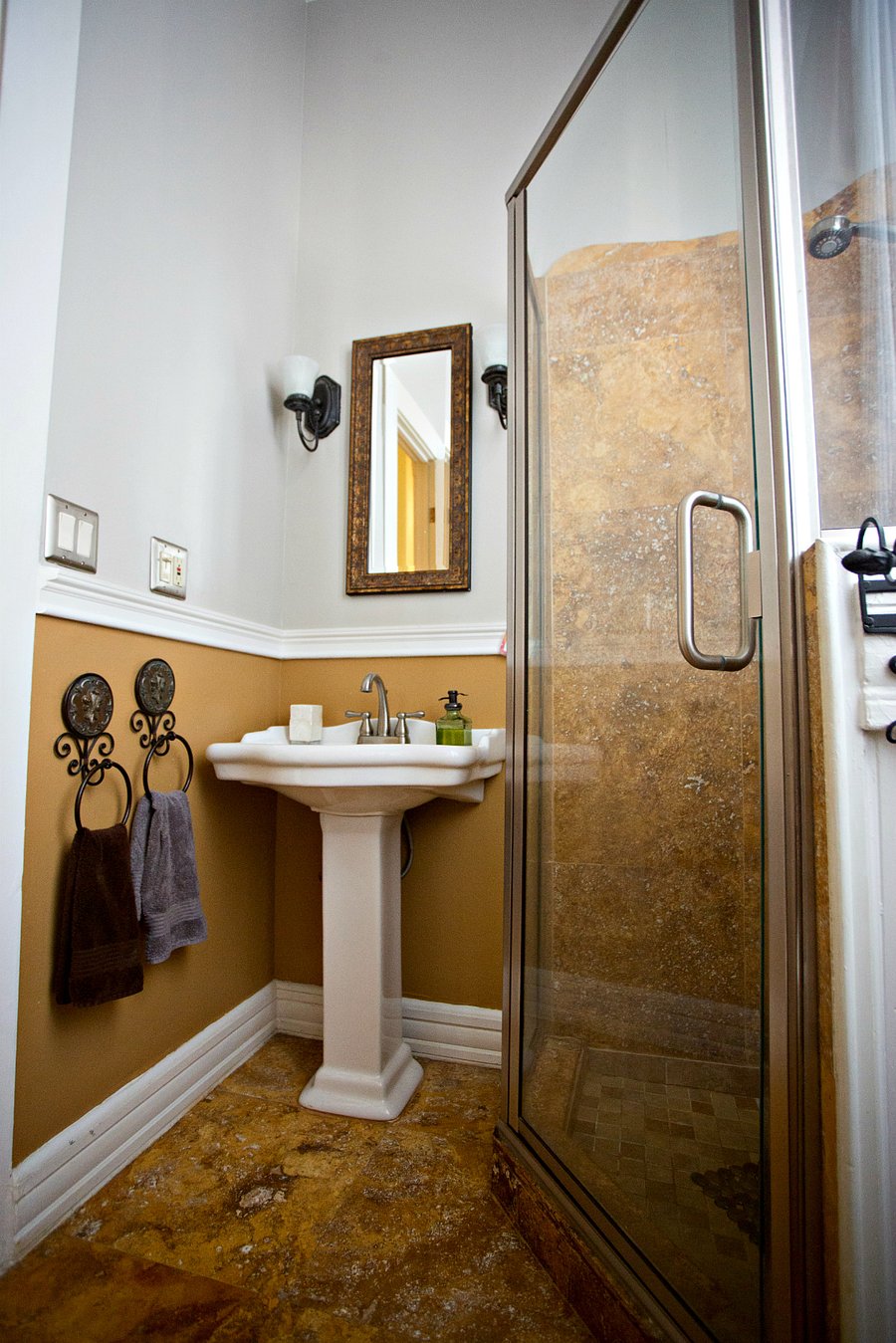 New Bathrooms....Cleaned Daily