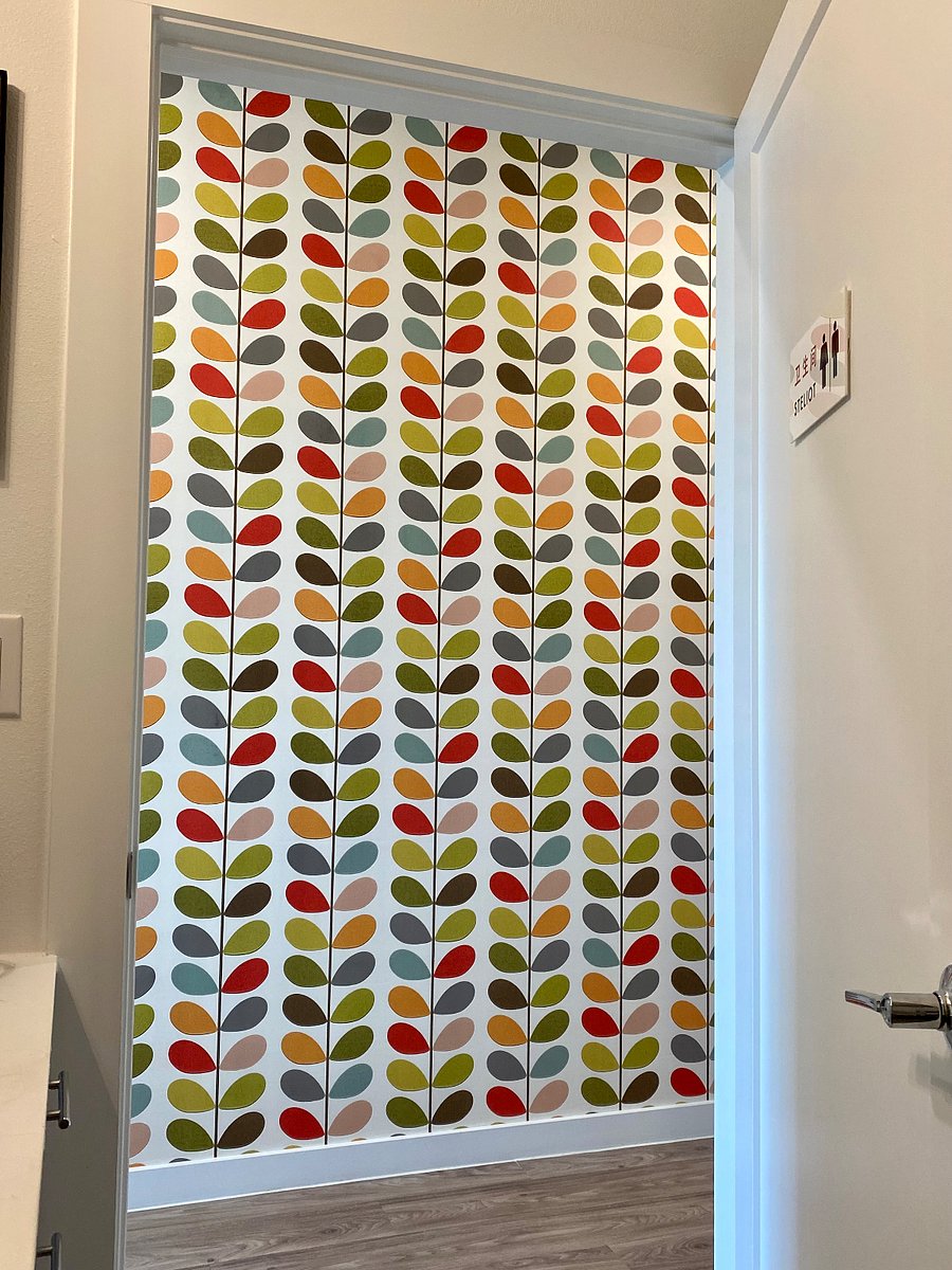 Hallway accent wall