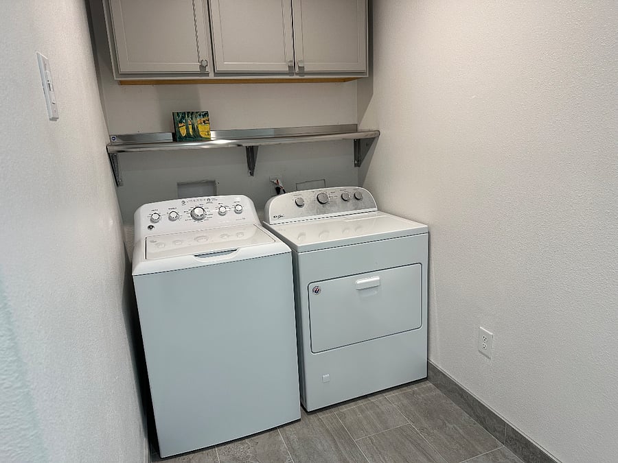 washer and gas dryer