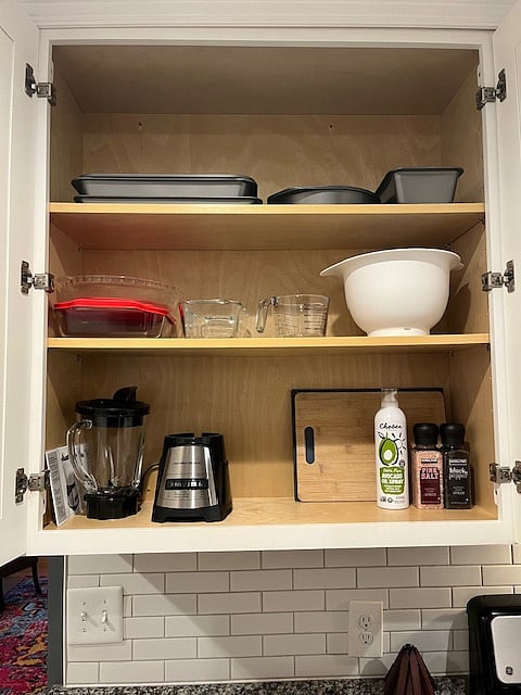 baking and cooking supplies, provided oil, salt, pepper