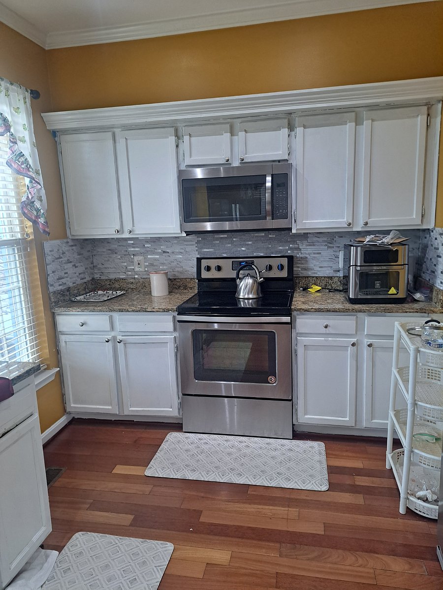Stove is disabled but replaced with air fryer or tenant preference.