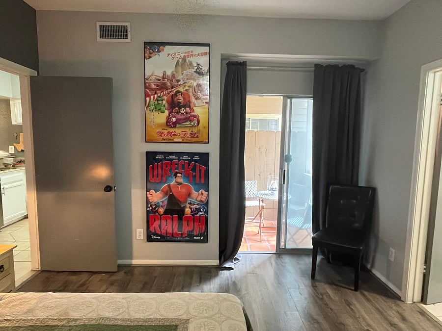 Primary Suite (north view) with private balcony entrance 