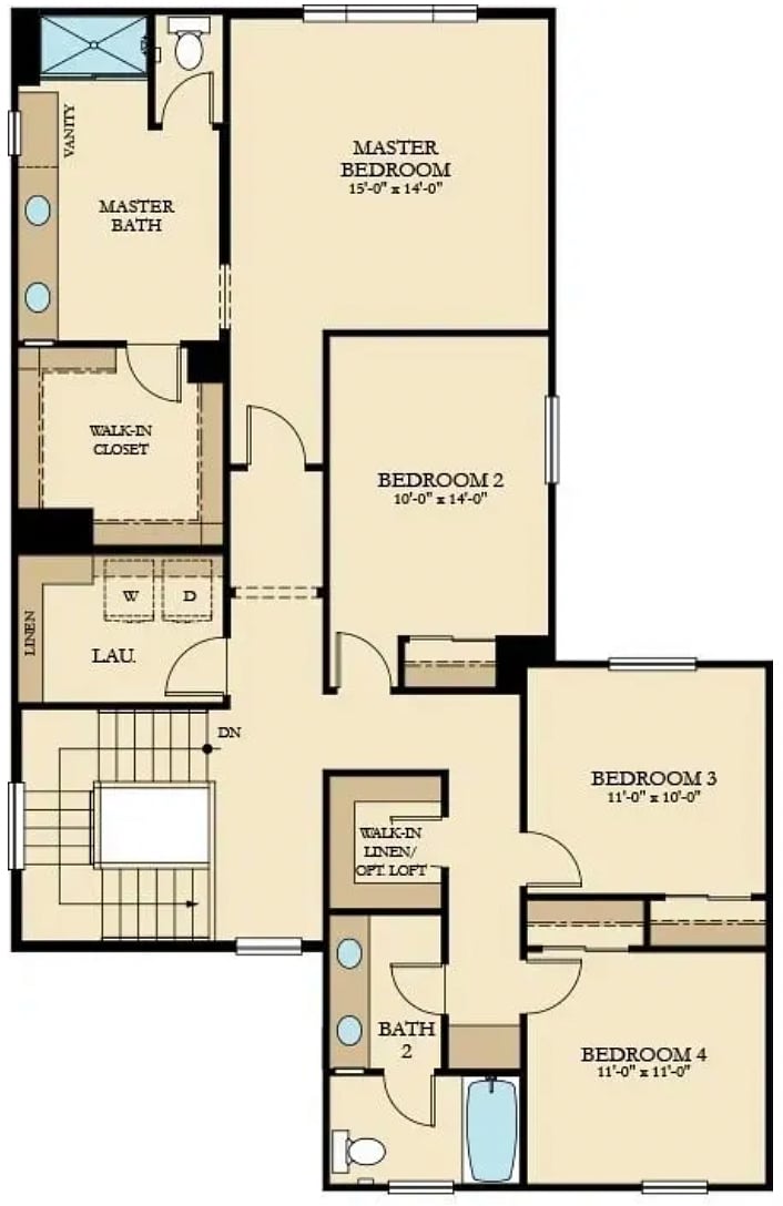 2nd floor layout