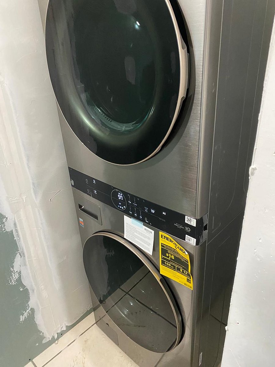New Washer & Dryer -In home washroom.