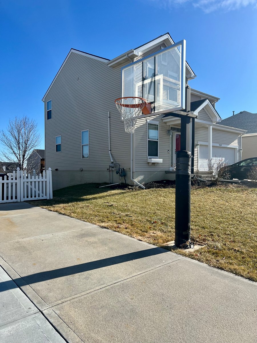 Basketball Hoop in the driveway