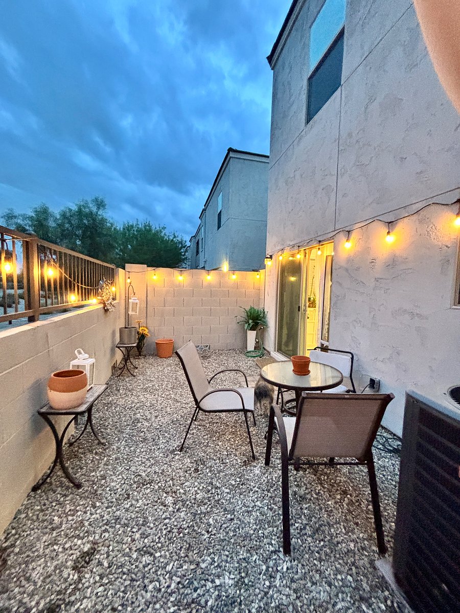 Guess suite is directly above the patio