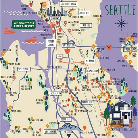 Located in the heart of Hillman City, walking to lots of coffee shops, restaurants and public transit.