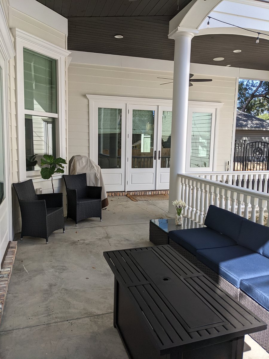 Shared Patio with Fire Pit and Grill