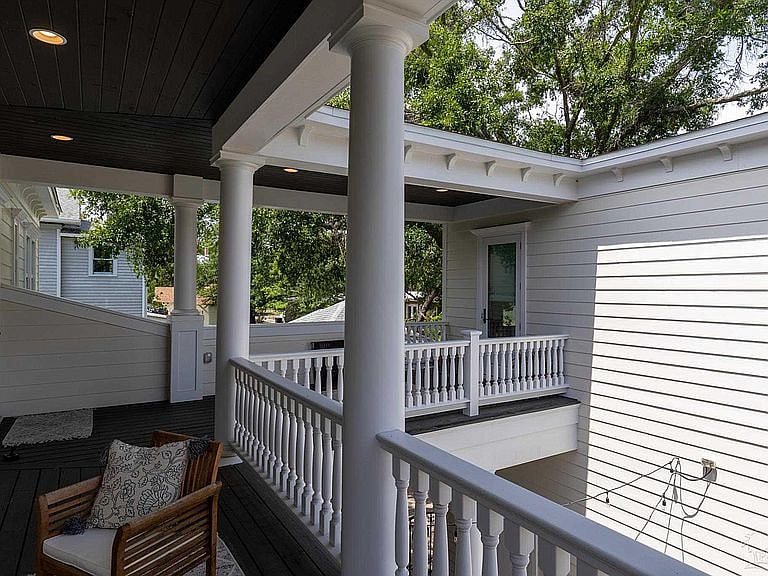 Studio can also be accessed by 2nd floor breezeway from the main house.