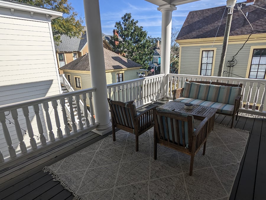 Shared Balcony with Main House