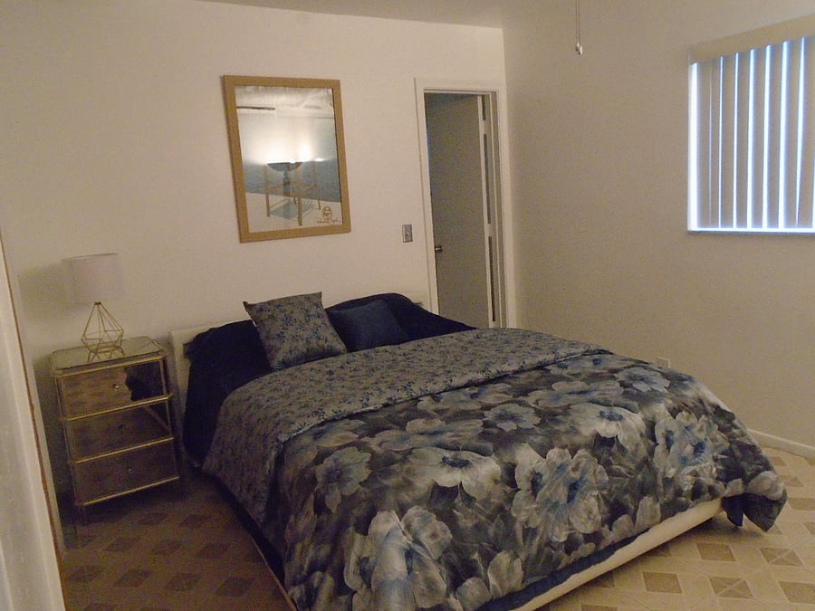 New bed mattress, sheets, coverlet, comforter