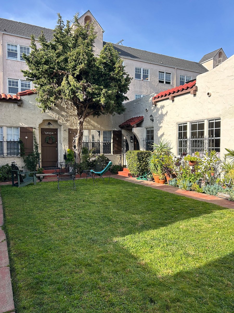 Front yard with shared patio