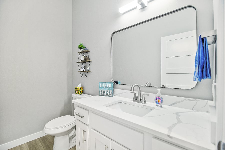 Half Bath off of the kitchen
