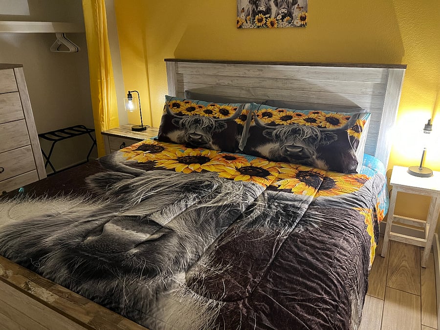Bed Room w/King Bed & Dresser