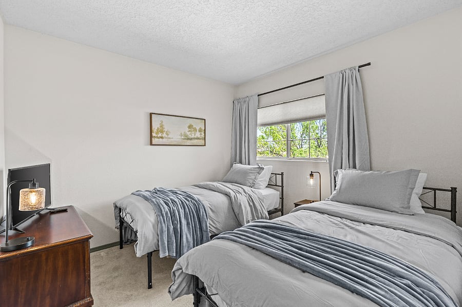 two twin bedrooms