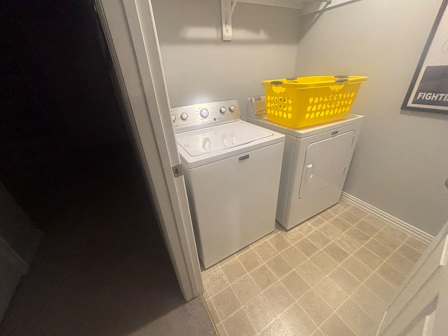 Second floor laundry
