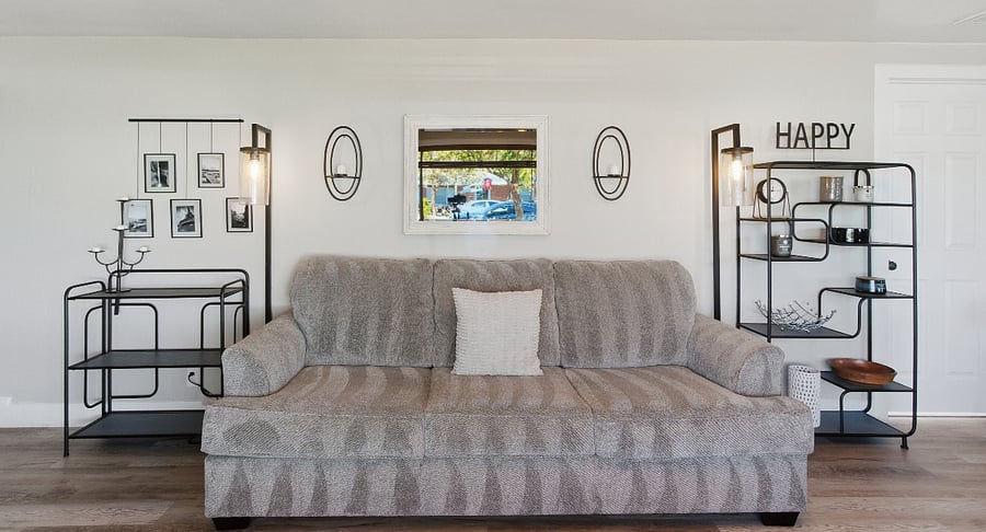 Cozy inviting living room.