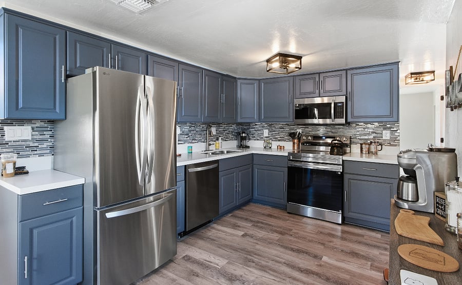 Upgraded kitchen with all brand new appliances, including espresso maker.