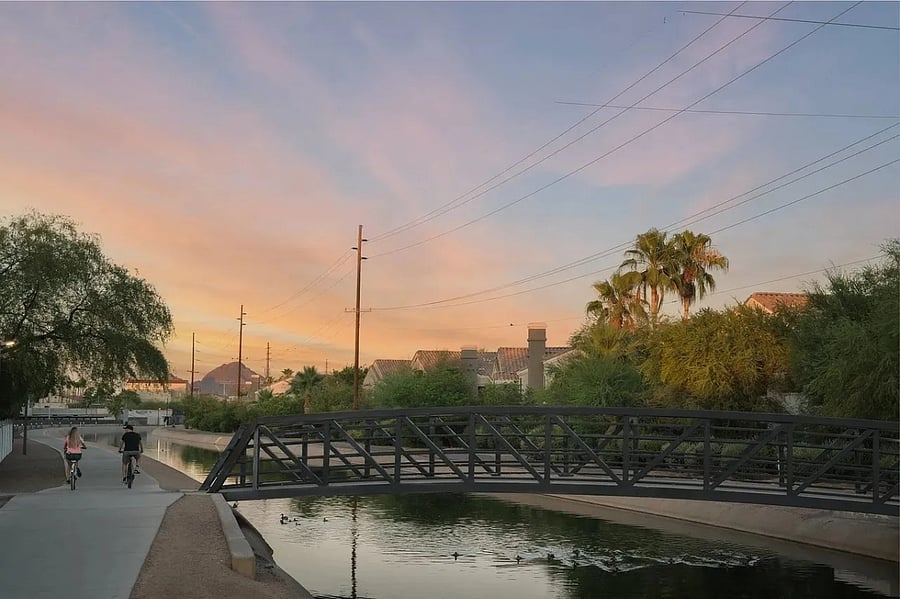 3rd Avenue Canal Entrance and Bridge. 