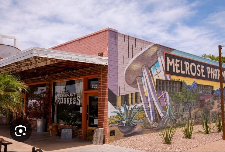 Restaurant Progress and Melrose Pharmacy are staples of the charming independent business district known as Melrose.  