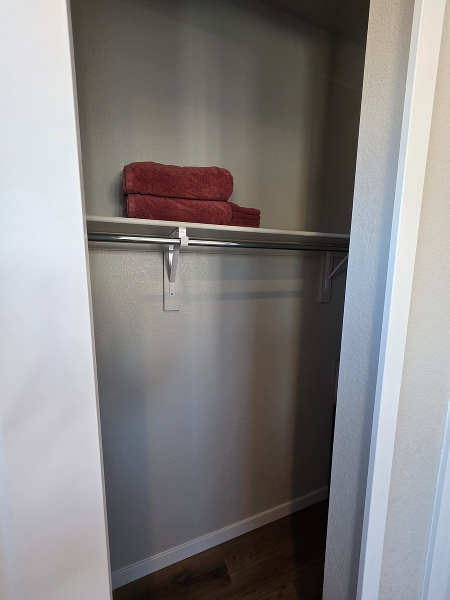 Tenant closets - runs the full length of the wall.