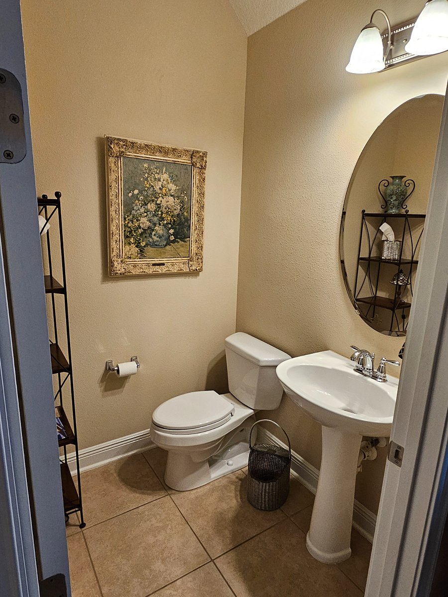 Downstairs half bath
