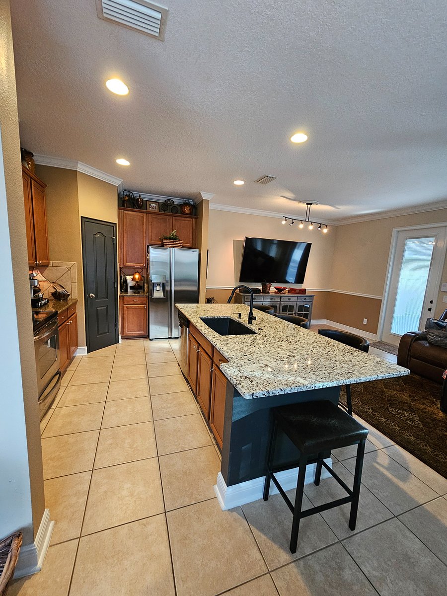 Open concept Kitchen/Living room