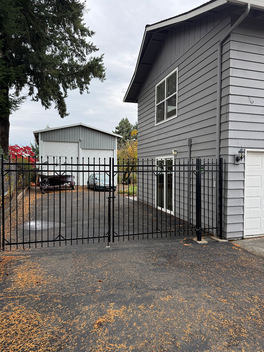 Gate leading to loft.