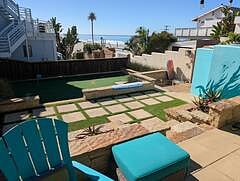 Putting green with ocean view