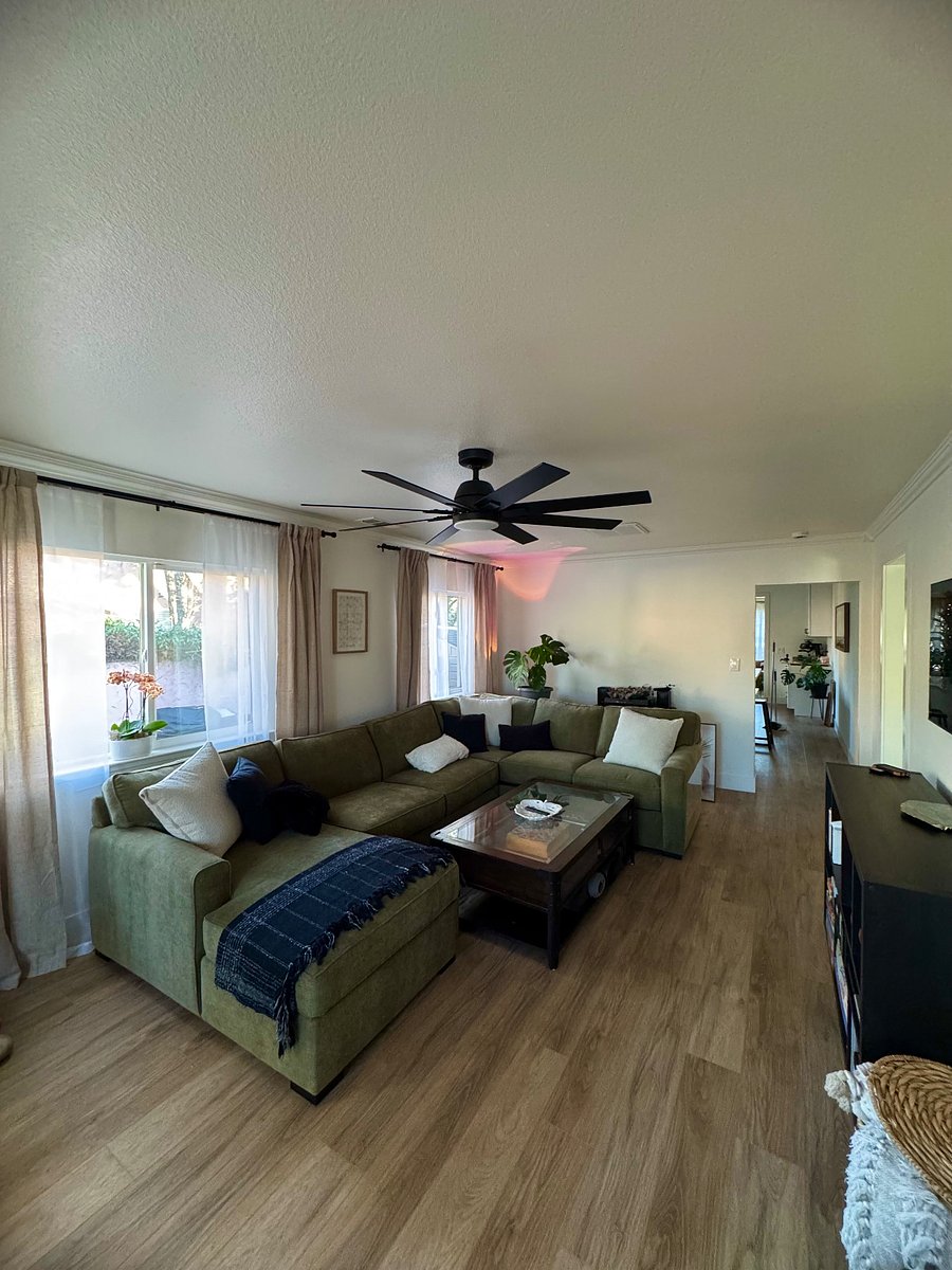 Access to front living room. Mostly private