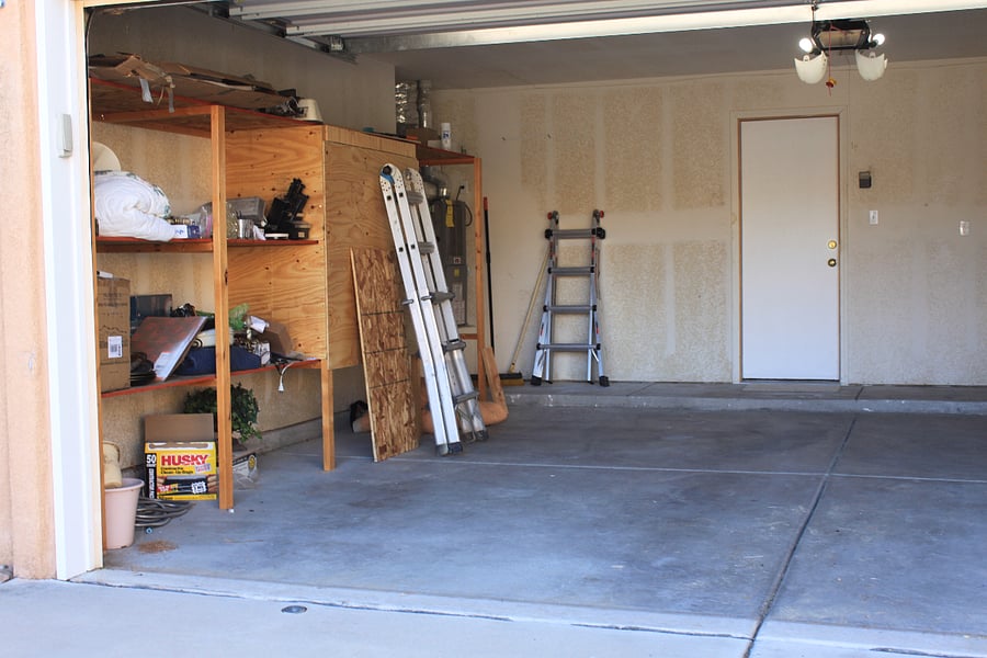 Use of shelves available for storage