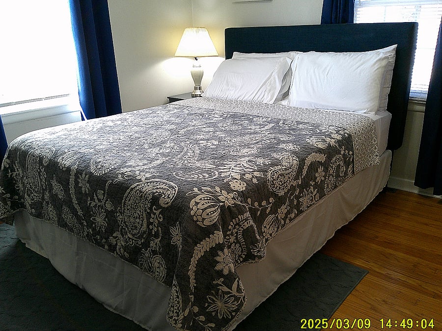 Main Level - Bedroom 2 - Queen Size Bed with TV