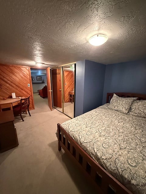 Basement bedroom