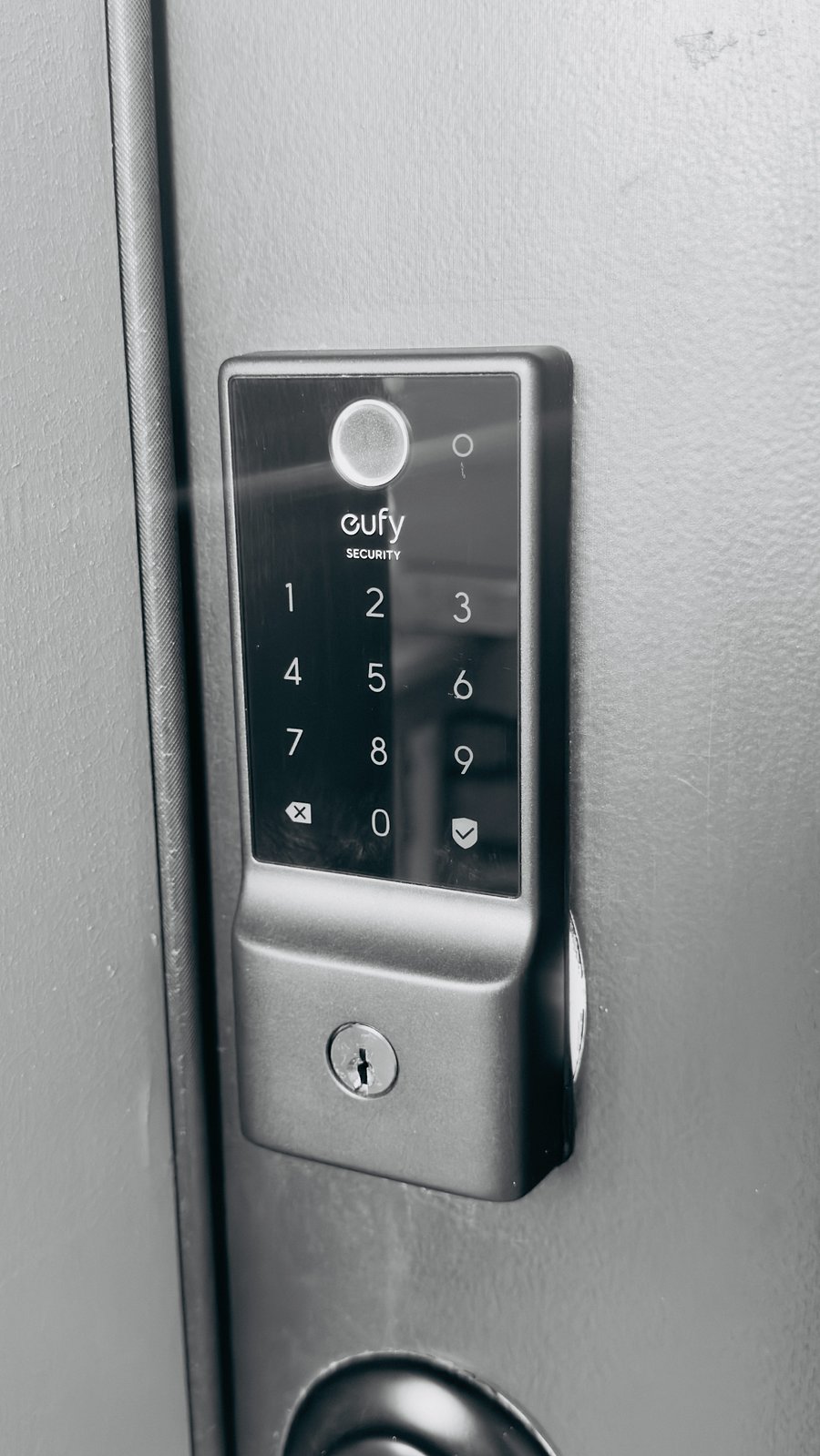 Secure entry: Fingerprint/Private Code