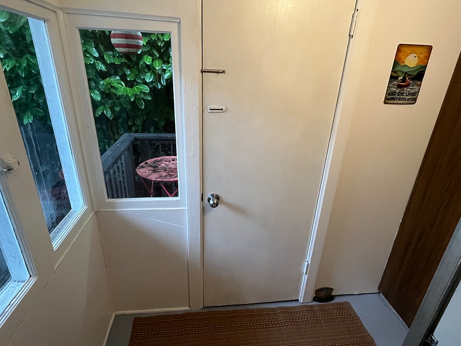 pantry/mudroom off kitchen
