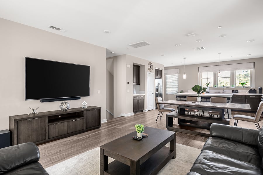 Comfortable living space to unwind after work or exploring