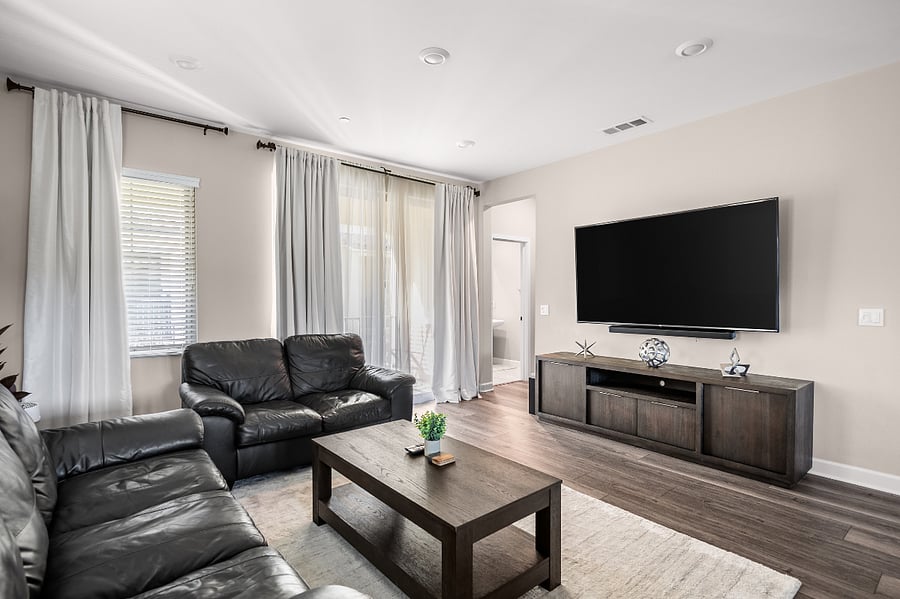 Comfortable living space to unwind after work or exploring
