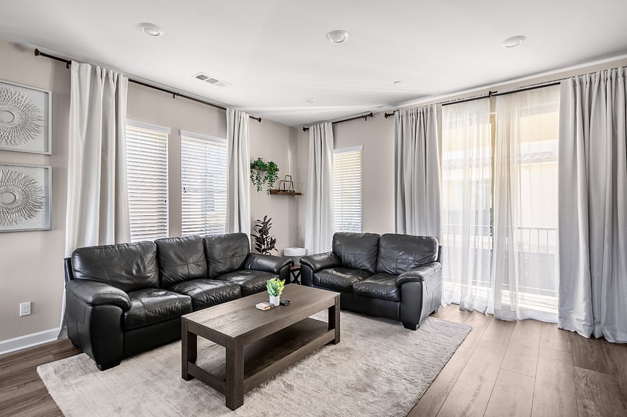 Comfortable living space to unwind after work or exploring