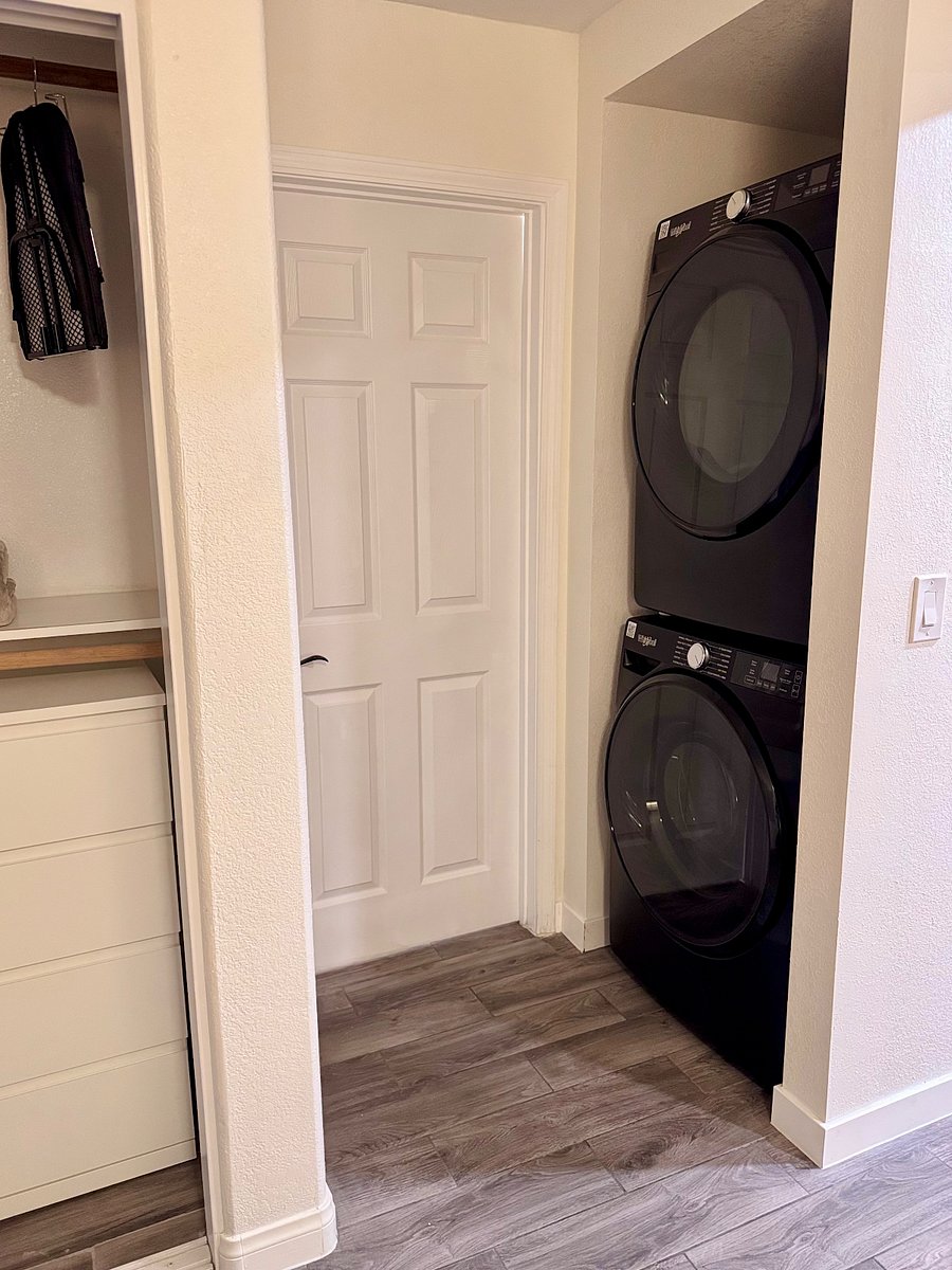 Full sized washer and dryer