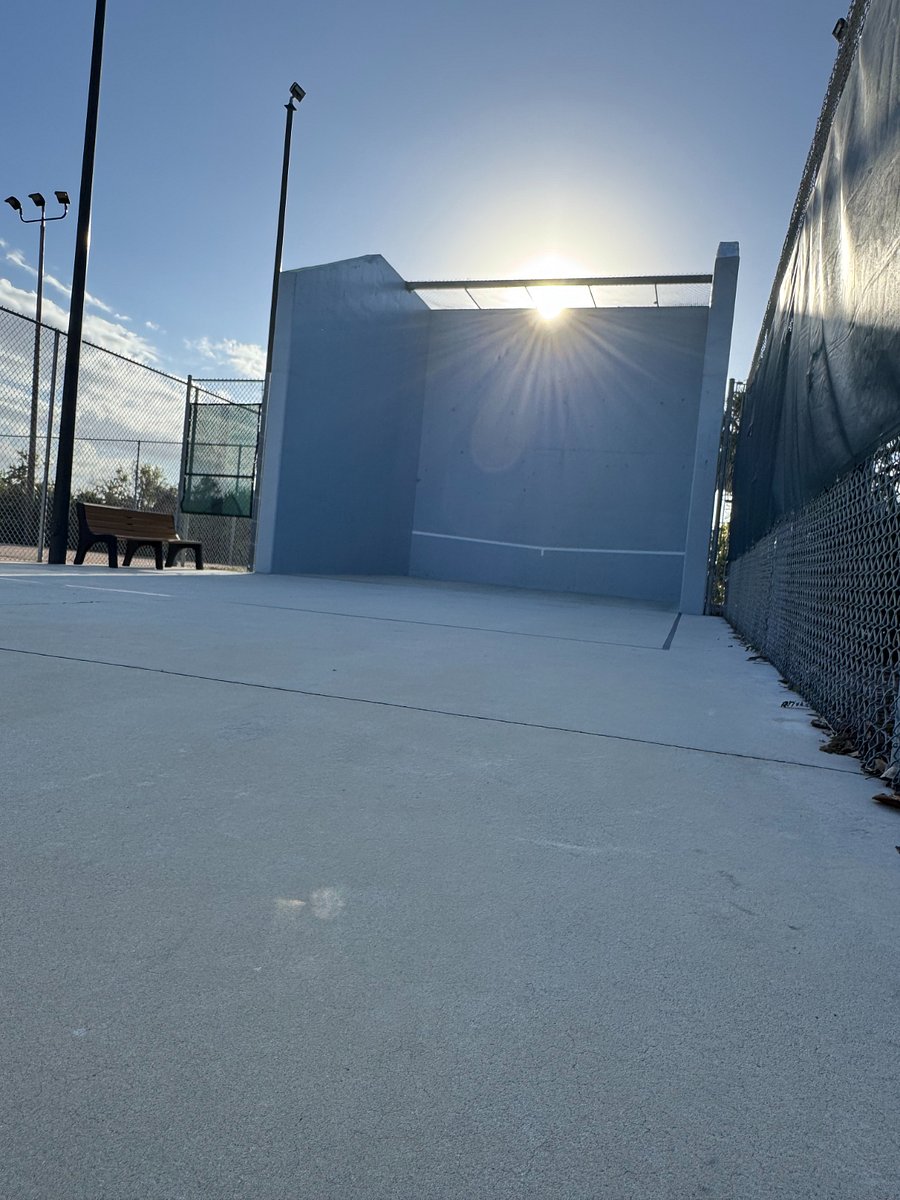 Community courts next to community.