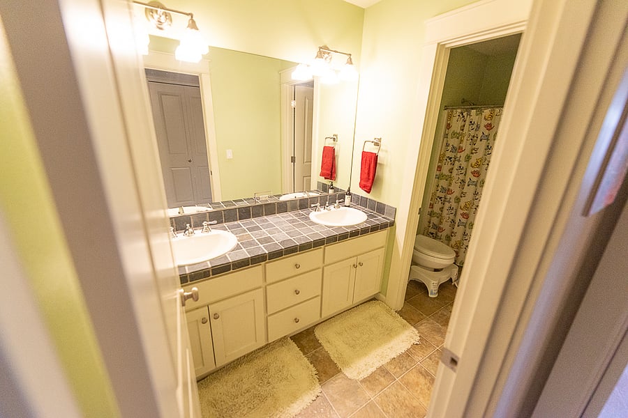 Third full bathroom, next to the office.