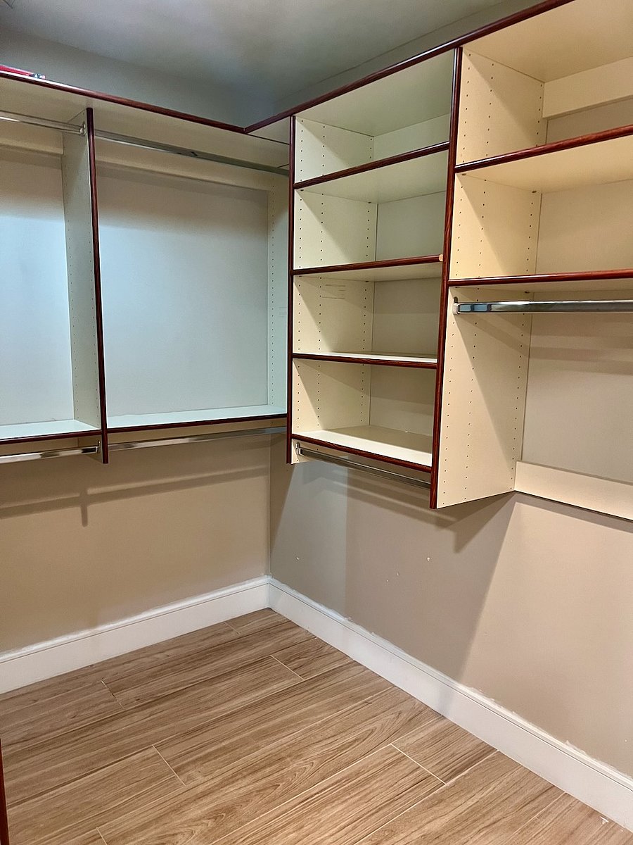 Master Bedroom Walk-In closet
