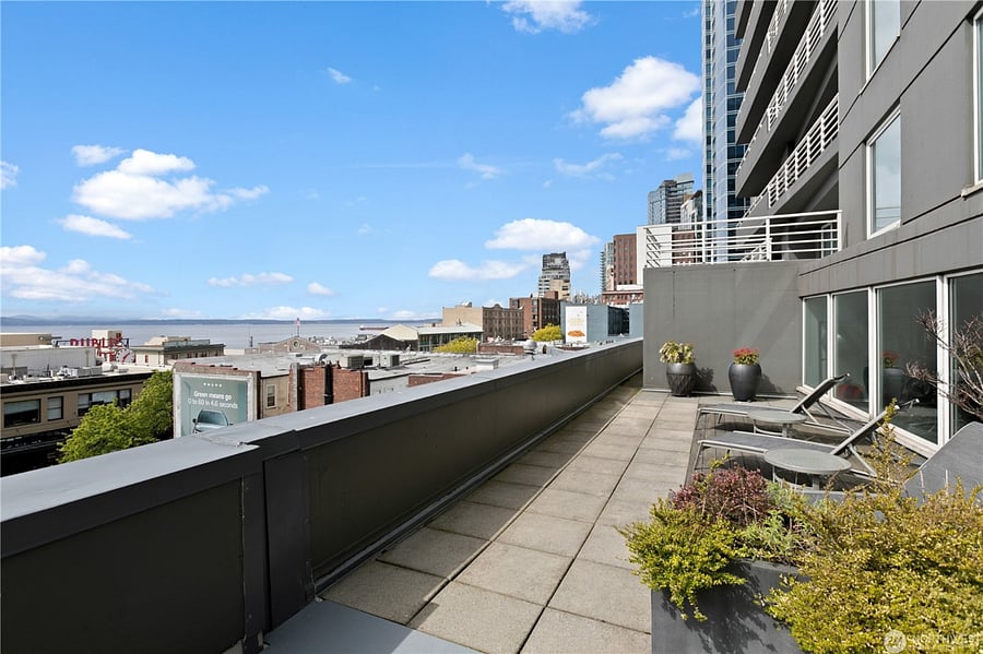 Rooftop deck for lounging and outdoor cooking. An extensive outdoor kitchen was installed in 2025.
