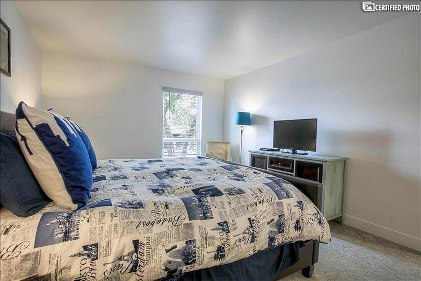 Main bedroom with walk-in closet