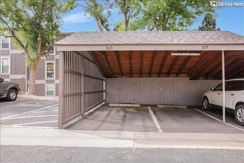 Assigned covered parking and plenty of open guest parking spots