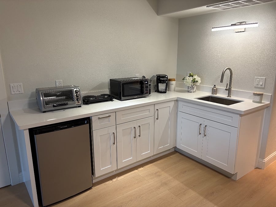 Brand new kitchenette