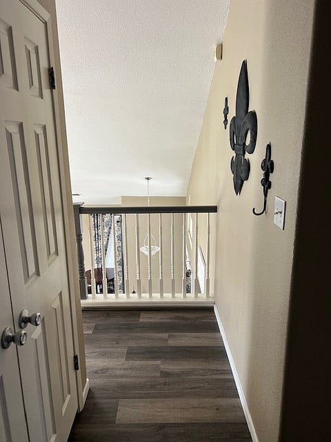 Outside of the master suite