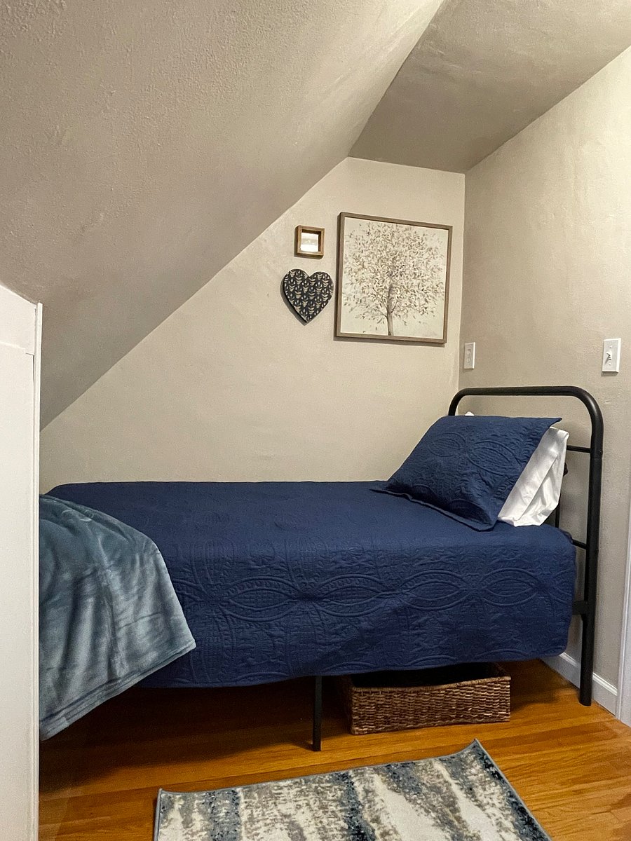 Bedroom #3 upstairs. Twin bed